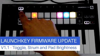 Launchkey Mini MK3  Firmware Update New Features [upl. by Alys]