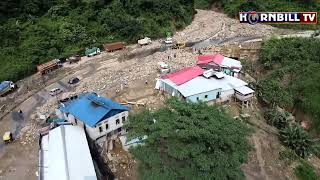 A BIRD’S EYE VIEW OF THE PHERIMA LANDSLIDE [upl. by Lledroc265]