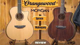 A Guitar that Does it ALL Orangewood Morgan Live Spruce amp Mahogany Reviewed [upl. by Anayt]