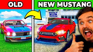 Upgrading OLD Ford Mustang to NEW MUSTANG in GTA 5 WOW [upl. by Grant]