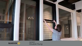 How to Use a Marvin Elevate Double Hung Window [upl. by Ahsilrac]