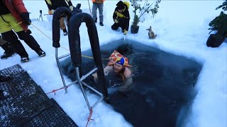 Australians Take A Dip In SubZero Antarctic Waters Celebrate Winter Solstice [upl. by Aldrich]