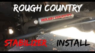 Rough Country Stabilizer Install On Jeep XJ [upl. by Noakes]