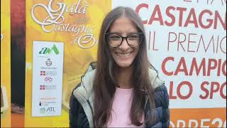 L’argento olimpico Nadia Battocletti al Galà della castagna d’oro a Frabosa Sottana [upl. by Sirdi]