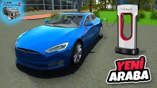 TESLA CAR BATTERY FULL IN CAR SIMULATOR 2 NEW UPDATE youtubevideosviral [upl. by Eigna374]