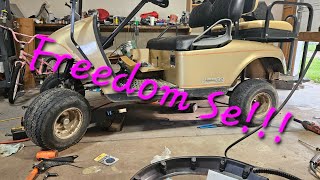 EZGO TXT Freedom Se Lift kit [upl. by Aspa]