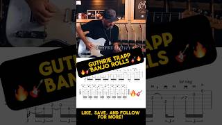 Guthrie Trapp Country Banjo Rolls on Guitar With TABS [upl. by Imoyaba]