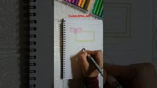 Attractive note ideas diy trending artandcraft viral shorts [upl. by Seuqirdor]