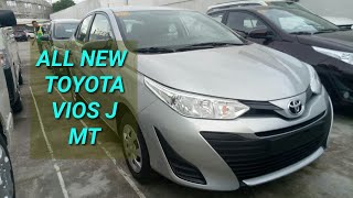 2019 ALL NEW TOYOTA VIOS J MANUAL  SILVER  WALK AROUND [upl. by Kolivas]