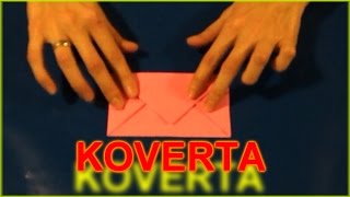 Origami Koverta od papira  Envelope out of paper [upl. by Ardnasirhc438]