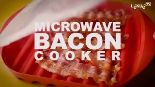 Microwave Bacon Cooker  Lékué TV [upl. by Franek]