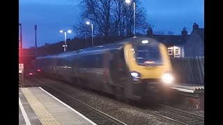 Cross Country class 220 Voyager  220018  Micklefield 260224 [upl. by Aynekat329]