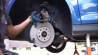 VW MK5 Front Rotors and Pads Removal and Install PART 2 [upl. by Athene]