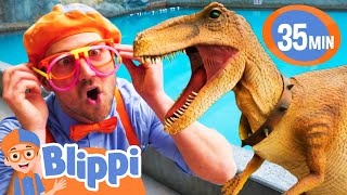 Blippi Meets Stanley The Dinosaur  BEST OF BLIPPI TOYS  Educational Videos for Kids [upl. by Harms]