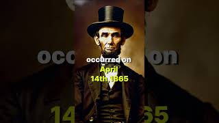 Abraham Lincoln Assassination  LincolnAssassination shorts history [upl. by Laenaj945]