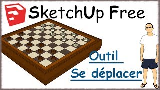 Sketchup Free  15 Se déplacer  Move Tool [upl. by Nnaarual536]