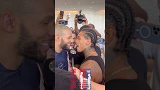 ANGRY Conor Benn SHOVES Chris Eubank Jr ahead of his Fight [upl. by Publea]