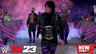 THE JUDGEMENT DAY 2024 UPDATED  4 MAN ENTRANCE  WWE2K23 PC MODS [upl. by Ahsik]