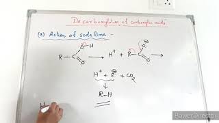 Decarboxylation of carboxylic acids [upl. by Hplar]