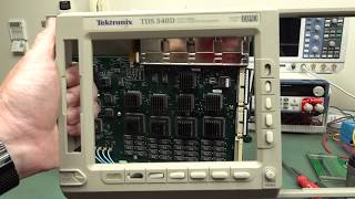 Tektronix TDS540D Repair Part 1 [upl. by Ataynek294]