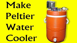 How to make water cooler with Peltier TEC112706 [upl. by Estren]