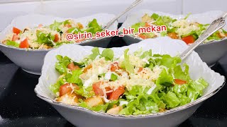 Sezar Salatı 🥗 [upl. by Lyrac]