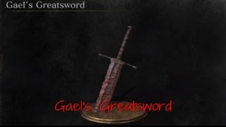 Dark Souls 3 Gaels Greatsword reviewshowcase [upl. by Elisabeth]