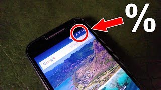 Ver porcentaje de bateria en Android 6 en la barra de notificaciones [upl. by Slorac744]