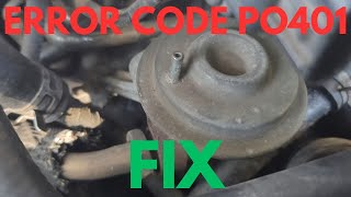 1998 Ford F150 EGR VALVE REPLACEMENT ERROR CODE P0401 [upl. by Lleruj586]