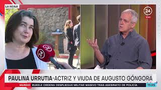 Paulina Urrutia sobre enfermedad de Augusto Góngora quotEs una muerte en cámara lentaquot [upl. by Lamak]