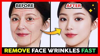 Remove Face Wrinkles Quickly  AntiAging Face Massage for Deep Wrinkles Look Younger [upl. by Chimene]