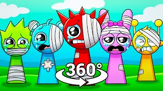 SPRUNKI but THEY SURVIVED Incredibox Sprunki Animation 360° VR [upl. by Jess]