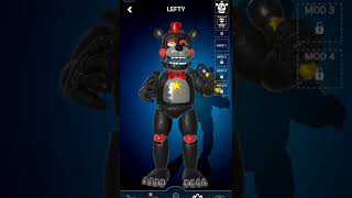 ALL NEW ANIMATRONICS Lefty Shadow Bonnie Glitchsaken  Forsaken AR FNaF AR Mod shorts [upl. by Einnhoj]