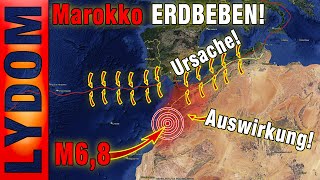 ERDBEBEN in Marokko M68  Über 1000 Tote  Ursache und Auswirkung [upl. by Haiasi]