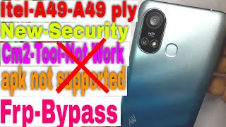 All Method Failed Itel A49  A661L  Frp Bypass new security  Itel A49 ply Frp Bypass new security [upl. by Hnahk]