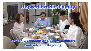 now only Eunsong and Sunwo support Eunhyuk and Hayoung  Unpredictable Family 우당탕탕 패밀리 [upl. by Claire]