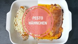 PESTO HÄHNCHEN Mozzarella  Rezept Ideen für Mittagessen Abendessen  schnell und einfach  CUISINI [upl. by Girovard]