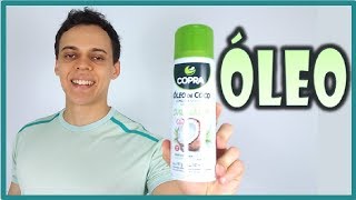 Detalhes do Óleo de Coco e Palma em Spray para Uso Culinário SemanaComHenrique [upl. by Arihsan]