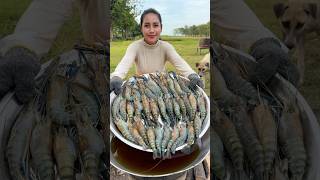 How to rice fried with shrimp recipe shortvideo shorts cooking food recipe [upl. by Nathalie595]