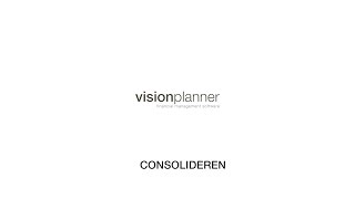 Consolideren in Visionplanner [upl. by Trelu]