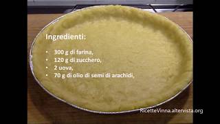 Pasta frolla senza lattosio  ricetta base [upl. by Kolva]