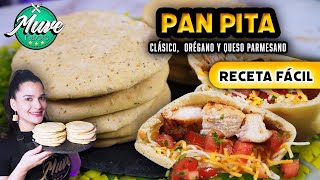 PAN PITA LA MEJOR RECETA QUE SIEMPRE HAGO EN CASA  PAN ARABE  Muve Flavors [upl. by Koblick34]