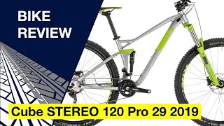 Cube STEREO 120 Pro 29 2019 Bike review [upl. by Anined]