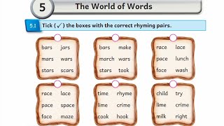 EE 4th standard English work book answers unit 5 The world of words [upl. by Tnairb]