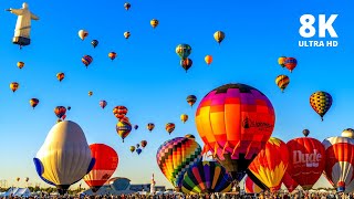 Albuquerque Balloon Fiesta  8K Ultra HD Timelapse [upl. by Poppas153]