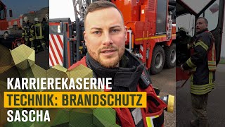 Brandschützer Sascha│KarriereKaserne Technik [upl. by Boleslaw]