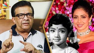 Throwback to Sridevis childhood  YG mahendran Interview  Actress Death 2018  Condolence Speech [upl. by Aaberg377]