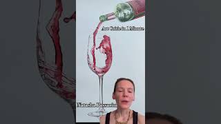 Art Critic in 1 Minute Natasha Passarini Wine glass and bottle artwork dotart artist wine [upl. by Theresina]