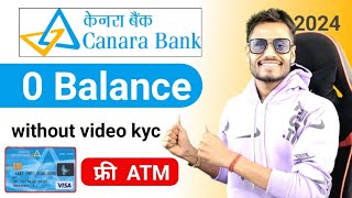 canara bank online account opening  zero balance bank account opening online [upl. by Arod]