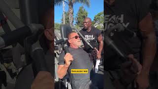 Arnold Schwarzenegger Workout With Ronnie Coleman at age 76 [upl. by Ilegna]